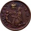 Ireland Farthing (1678) Proof KM# 86.4a Standard Coinage FLOREAT REX coin reverse