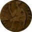 Ireland Farthing Hibernia 1691 KM# 107.1 HIBERNIA coin reverse