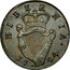 Ireland Farthing Hibernia 1744 KM# 131 HIBERNIA 1744 coin reverse