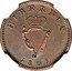 Ireland Farthing George III 1806 Restrike. Proof KM# 146.2 HIBERNIA 1806 coin reverse