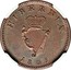 Ireland Farthing George III 1806 Restrike. Proof KM# 146.2b HIBERNIA 1806 coin reverse