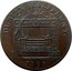 Ireland Halfpenny Dublin - Parker's 1795 KM# TTN2 DUBLIN HALFPENNY. 1795 coin reverse
