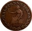 Canada Halfpenny (Field Marshal Wellington . Large letters) HALFPENNY TOKEN coin reverse