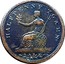 Canada Halfpenny (Field Marshal Wellington. Small letters) HALFPENNY TOKEN coin reverse