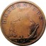 Ireland Halfpenny Hibernicus 1820  HIBERNICUS 1820 coin reverse