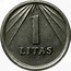 Lithuania Litas 1991 KM# 91 Reform Coinage 1 LITAS coin reverse