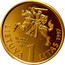 Lithuania Litas 75th Anniversary - Bank of Lithuania 1997 Proof KM# 109a 1/4 UNCIJOS AU 999,9 LMK LIETUVA 1 LITAS 1997 coin obverse
