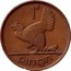 Ireland Penny 1928 KM# 3 Sterling Coinage 1D PINGIN PM coin reverse