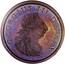 Ireland Penny George III 1805 Restrike. Proof KM# 148.2b GERGIUS III∙D:G∙REX. coin obverse