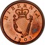 Ireland Penny George III 1805 Restrike. Proof KM# 148.2 HIBERNIA 1805 coin reverse