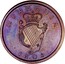 Ireland Penny George III 1805 Restrike. Proof KM# 148.2c HIBERNIA 1805 coin reverse