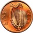 Ireland Penny Magnetic 1988 KM# 20a ÉIRE 1990 coin obverse