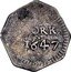 Ireland Shilling Cork 1647 KM# 81 coin obverse