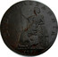 UK 1/2 Penny Anglesey - Druid Britannia 1795  RULE BRITANNIA 1795 coin reverse