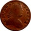 UK 1/2 Penny Britons Rule - George Sussex 1791  GEORGE SUSSEX coin obverse