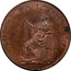 UK 1/2 Penny (Hampshire - Emsworth J. Stride) RULE BRITANNIA. 1795 coin reverse