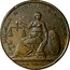 UK 1/2 Penny (Warwickshire - Birmingham Lutwyche's) MEDALS & PROVINCIAL COINS ENGRAVING & DIE SINKING DEA PECUNIA coin obverse