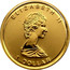 Canada 1 Dollar 30th Anniversary Gold Maple Leaf Hologram 2009 Proof ELIZABETH II 1 DOLLAR coin obverse