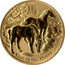 Australia 1 Dollar 4th Portrait - Year of the Horse 2014 P UNC 馬 P YEAR OF THE HORSE coin reverse