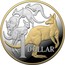 Australia 1 Dollar 6th portrait - Mob of Roos 2020 Proof 1 DOLLAR coin reverse