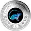 Australia 1 Dollar Australian Opal Lunar Mouse 2020 P YEAR OF THE MOUSE LB P 2020 1OZ 9999 SILVER 鼠 coin reverse
