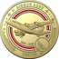 Australia 1 Dollar QANTAS 10 - Airbus A380 2020 Coincard AIRBUS A380 QANTAS 1920-2020 SMS coin reverse