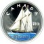 Canada 10 Cents Big Coin Series Bluenose (Colored) 2018  CANADA 2018 10 CENTS coin reverse