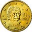 Greece 10 Euro Cent Rigas-Fereos Velestinlis 2007 KM# 211 10 ΛΕΠΤΑ ΡΗΓΑΣ ΦΕΡΑΙΟΣ 2008 coin obverse