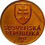 Slovakia 10 Halierov Trial Strike 2002  SLOVENSKÁ REPUBLIKA 2002 coin obverse