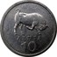 Greece 10 Lepta Charging Bull 1976 KM# 113 10 ΛΕΠΤΑ coin reverse