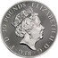 UK 10 Pounds Queen's Beasts Falcon 2020 10 POUNDS • ELIZABETH II • D • G • REG • F • D JC coin obverse