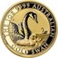 Australia 100 Dollars Australian Swan 2019 THE 1OZ 9999 AUSTRALIAN GOLD SWAN coin reverse