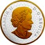 Canada 100 Dollars The Beaver 2018 Proof ELIZABETH II D • G • REGINA SB coin obverse