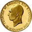 Greece 100 Drachmai Restoration of the Monarchy (1940) Proof KM# 76 ΓΕΩΡΓΙΟΣ Β! ΒΑΣΙΛΕΥΣ ΤΩΝ ΕΛΛΗΝΩΝ 25 ΝΟΕΜΒΡΙΟΥ 1935 coin obverse