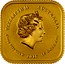 Australia 15 Dollars Australian Legal Tender Gold 2016 ELIZABETH II AUSTRALIA IRB 1/10 OZ 9999 GOLD 2016 15 DOLLARS coin obverse