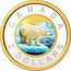 Canada 2 Dollars Polar Bear - 4th portrait (Colored) 2020 Proof CANADA BT 2 DOLLARS coin reverse