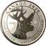 Canada 2 Dollars Woodland Caribou 2020 Reverse Proof CANADA 2020 9999 FINE SILVER 3/4 OZ ARGENT PUR coin reverse