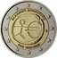 Greece 2 Euro 10th Anniversary of the Economic Monetary Union 2009 KM# 227 ΕΛΛΗΝΙΚΗ ΔΗΜΟΚΡΑΤΙΑ ΓΣ ΟΝΕ 1999-2009 coin obverse