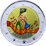 Estonia 2 Euro 150 anniversary of the Festival of the Song of Estonia (Coloured) 2019 2019 EESTI LAULUPIDU150 coin reverse