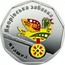Ukraine 2 Hryvni The Bird 2019 ЯВОРІВСЬКА ЗАБАВКА ПТАШКА coin reverse
