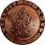 Australia 2 Pence (Proclamation coin - British Penny) GEORGIUS III D G REX coin obverse