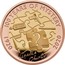 UK 2 Pounds 100th Anniversary of First Novel of Dame Agatha Christie - Gold 2020 Proof 100 YEARS OF MYSTERY 1920 2020 coin reverse