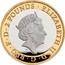 UK 2 Pounds D-Day 75th Anniversary (Piedfort) 2019 Proof ELIZABETH II∙D∙G∙REG∙F∙D∙2 POUNDS∙ J.C coin obverse