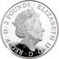 UK 2 Pounds Queen's Beasts - White Lion of Mortimer 2020 Proof 2 POUNDS ELIZABETH II D G REG F D coin obverse