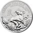 UK 2 Pounds Year of the Rat 2020 BU YEAR OF THE RAT 2020 1 OZ FINE SILVER 999 PJL coin reverse