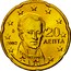 Greece 20 Euro Cent John Kapodistrias 2002 KM# 185 2002 20 ΛΕΠΤΑ Ι. ΚΑΠΟΔΙΣΤΡΙΑΣ coin obverse