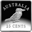 Australia 25 Cents 100th Anniversary of 1919-1921 Kookaburra Patterns 2019 AUSTRALIA 25 CENTS coin reverse