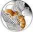 Australia 25 Cents 6th Portrait - Year of the Mouse (coloured) 2020 P UNC Coloured 鼠 MOUSE 2020 IJ P coin reverse