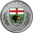 Canada 25 Cents Heraldic Emblems of Canada - Manitoba 2018 CANADA 2018 coin reverse