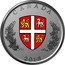 Canada 25 Cents Heraldic Emblems of Canada - Newfounland & Labrador 2018 CANADA 2018 coin reverse